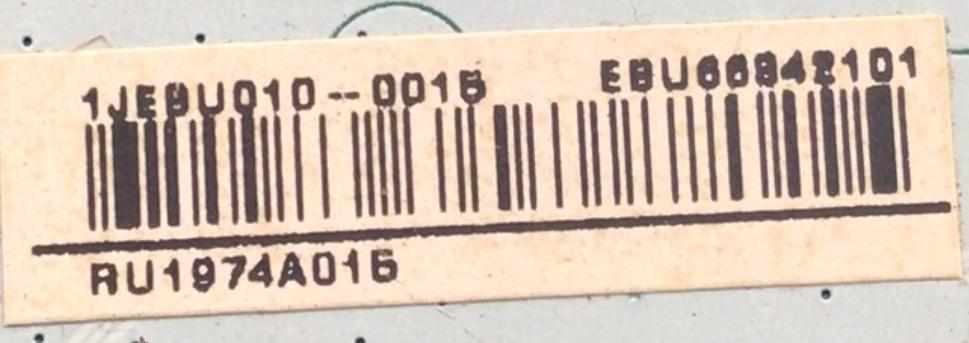MAIN PARA SMART TV LG 4K / NUMERO DE PÀRTE EBU66342101 / EAX69517302 / 66342101 / 63517302 / 1JEBU010-0015 / RU1974A015 / DUS66342101 / MODELO OLED55G1PUA.DUSPLJR - Imagen 2